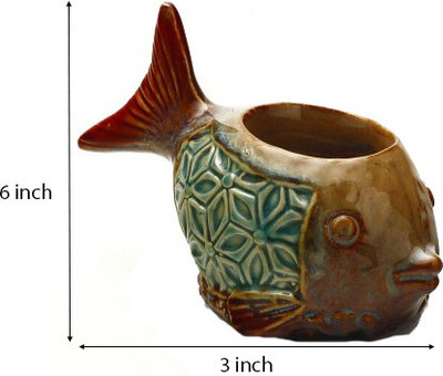

Aapno Rajasthan Ceramic 1 - Cup Tealight Holder(Multicolor, Pack of 1)