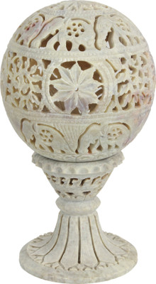 

Store Indya Marble 1 - Cup Tealight Holder(White, Pack of 1)