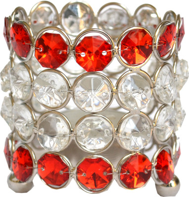 

Frestol Aluminium 1 - Cup Tealight Holder Set(Silver, Pack of 1)
