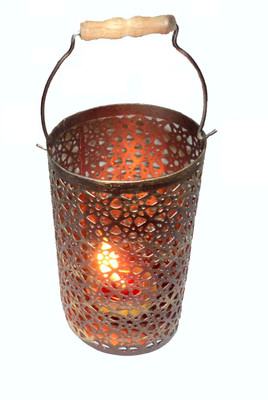 

Priyangi Fashion Era Iron 1 - Cup Tealight Holder(Brown, Pack of 1)