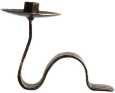 

The Decor Mart Iron Candle Holder(Gold, Pack of 1)