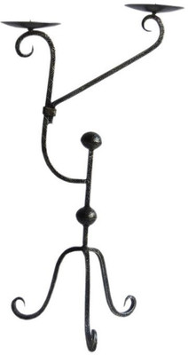

The Decor Mart Iron Candle Holder(Gold, Black, Pack of 1)