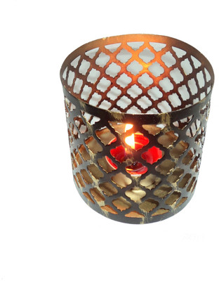 

Priyangi Fashion Era Iron 1 - Cup Tealight Holder(Brown, Pack of 1)