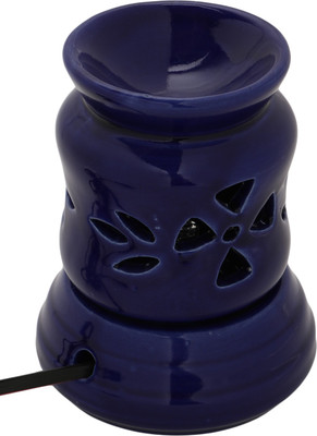

Footista Ceramic Tealight Holder(Black, Pack of 1)