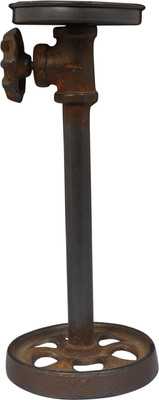 

ANSAVV RUSTIC CANDLE STAND Iron 1 - Cup Candle Holder(Black, Pack of 1)
