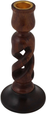 

Craft Art India Wooden Candle Holder(Brown, Pack of 1)