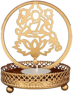 

Bliss SHADOW GRAPHICS Iron 1 - Cup Tealight Holder(Gold, Pack of 1)