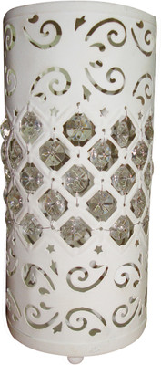 

Bliss Iron Tealight Holder(White, Pack of 1)