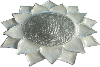 

The Divine Luxury T-Light Pearl White Silver Plated 1 - Cup Tealight Holder(White, Pack of 1)