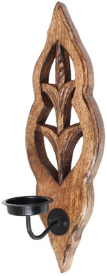 

Store Indya Wooden 1 - Cup Candle Holder(Brown, Pack of 1)
