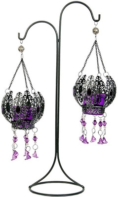 

Orchard Iron 2 - Cup Tealight Holder(Purple, Pack of 1)