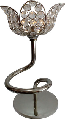 

Decor8 Iron 1 - Cup Candle Holder(Silver, Pack of 1)