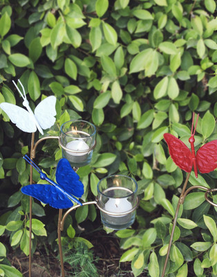 

Orange Tree INSTZ GARDEN butterfly set of 3 Iron 3 - Cup Tealight Holder Set(Multicolor, Pack of 3)