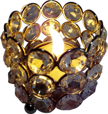 

Decor8 Iron 1 - Cup Candle Holder(Silver, Pack of 1)