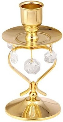 

Crystocraft Gold Plated 1 - Cup Candle Holder(Gold, Pack of 1)