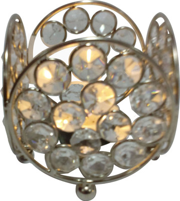 

Decor8 Iron 1 - Cup Tealight Holder(Silver, Pack of 1)