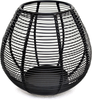 

The Craftree Straight Wire Iron Tealight Holder(Black, Pack of 1)