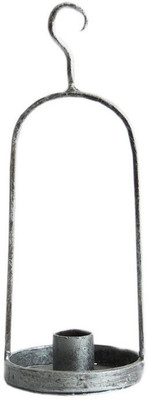 

The Decor Mart Iron Candle Holder(Black, Silver, Pack of 1)