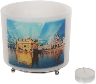 

Technomart Gurdwara Candle Holder Steel 1 - Cup Tealight Holder Set(Multicolor, Pack of 1)