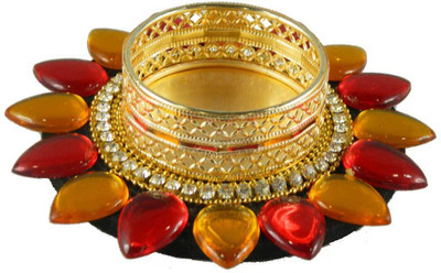 

Nehal Arts Sponge 1 - Cup Tealight Holder(Red, Gold, Pack of 1)