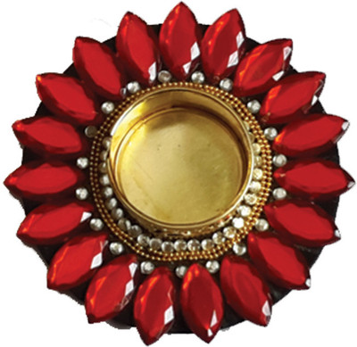 

Nehal Arts Sponge Tealight Holder(Red, Pack of 1)