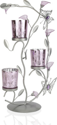 

Archies Iron 3 - Cup Candle Holder(Purple, Pack of 1)
