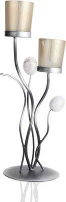 

Archies Iron 2 - Cup Candle Holder(Grey, Pack of 1)