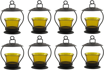 

Craft Art India Iron Tealight Holder Set(Yellow, Pack of 8)