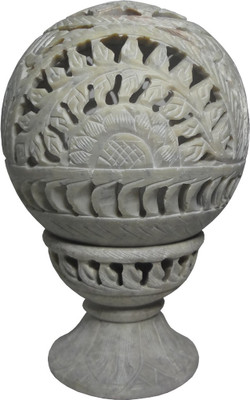 

Avinash Handicrafts Stone Tealight Holder Ball shape 14 cm Stoneware 1 - Cup Tealight Holder(Multicolor, Pack of 1)