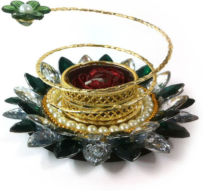 

Suman Creations Floating Candle with Ring Plastic 1 - Cup Candle Holder(Multicolor, Pack of 1)