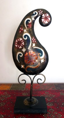 

Lal Haveli Iron 1 - Cup Candle Holder(Multicolor, Pack of 1)