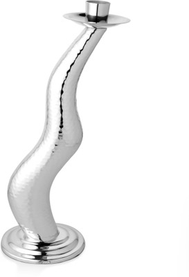 

Episode Inspired by Nature Design Medium Horn Silver Plated 1 - Cup Candle Holder(Silver, Pack of 1)