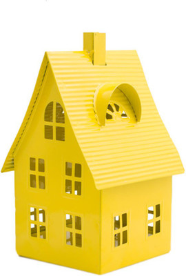 

Chumbak Iron Tealight Holder(Yellow, Pack of 1)