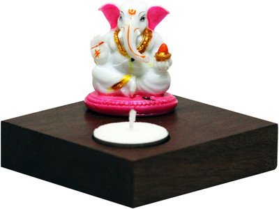 

Craft Junction Wooden 1 - Cup Tealight Holder(Multicolor, Pack of 1)