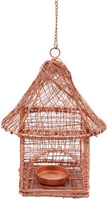 

JaipurCrafts Decorative Hut Aluminium 1 - Cup Tealight Holder(Copper, Pack of 1)