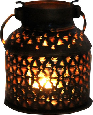 

Purpledip Iron 1 - Cup Candle Holder(Gold, Pack of 1)