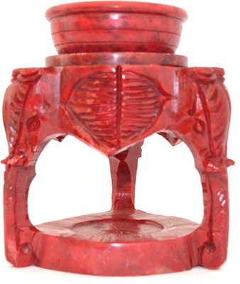 20% OFF on Kriti Creations Coloured Stone Aroma Lamps Stoneware 1 - Cup Tealight Holder(Red, Pack of 1) 20% OFF on Kriti Creations Coloured Stone Aroma Lamps Stoneware 1 - Cup Tealight Holder(Red, Pack of 1)