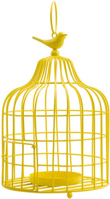 

Chumbak Iron Candle Holder(Yellow, Pack of 1)