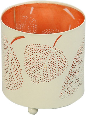 

Soullane Iron 1 - Cup Candle Holder(White, Orange, Pack of 1)