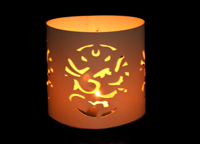 

Indigo Creatives Plastic Tealight Holder(White)