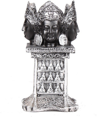 

Apkamart Handcrafted Decorative Buddha T Light Stand Idol - 6 Inch - For Home Decoration, Festivals and Gifts Polyresin 1 - Cup Tealight Holder(Multicolor, Pack of 1)