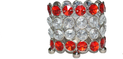 

Frestol Aluminium 1 - Cup Tealight Holder Set(Red, Pack of 1)