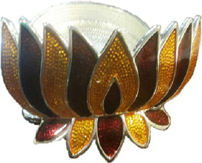 

The Divine Luxury Silver Plated 1 - Cup Tealight Holder(Multicolor, Pack of 1)