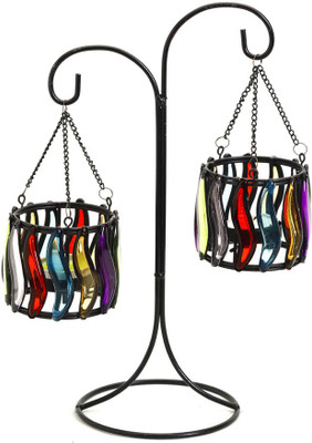 

Aapno Rajasthan Cast Iron 1 - Cup Tealight Holder(Black, Pack of 1)