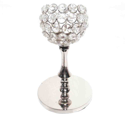 

eSoft Crystal Candle Holder(Clear, Pack of 1)