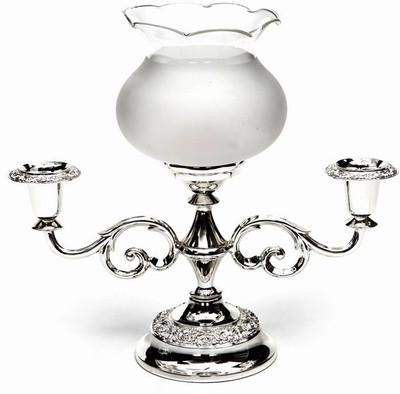 

Queen Anne Silver Plated Incense Holder(Silver, Pack of 1)