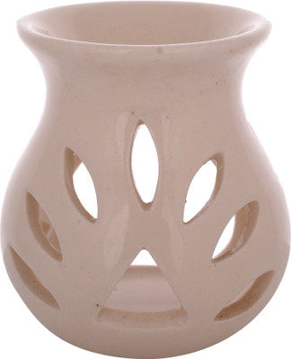 

Soulful DIF/01 Ceramic Tealight Holder(White, Pack of 1)