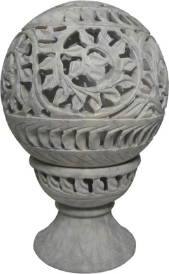 

Avinash Handicrafts Stone Tealight Holder Ball shape 14 cm Stoneware 1 - Cup Tealight Holder(Multicolor, Pack of 1)