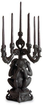 51% OFF on Seletti Porcelain, Glass Candle Holder(Black, Pack of 1) 51% OFF on Seletti Porcelain, Glass Candle Holder(Black, Pack of 1)