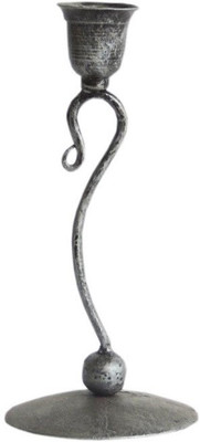 

The Decor Mart Iron Candle Holder(Silver, Pack of 1)